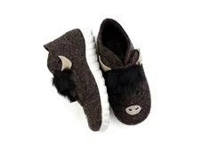 Superfit braun hjemmesko Happy uldfilt